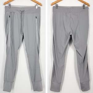 Mac Jeans Jogger Future 2.02 Track Pant Size 8 Drawstring Pockets Stretchy Gray